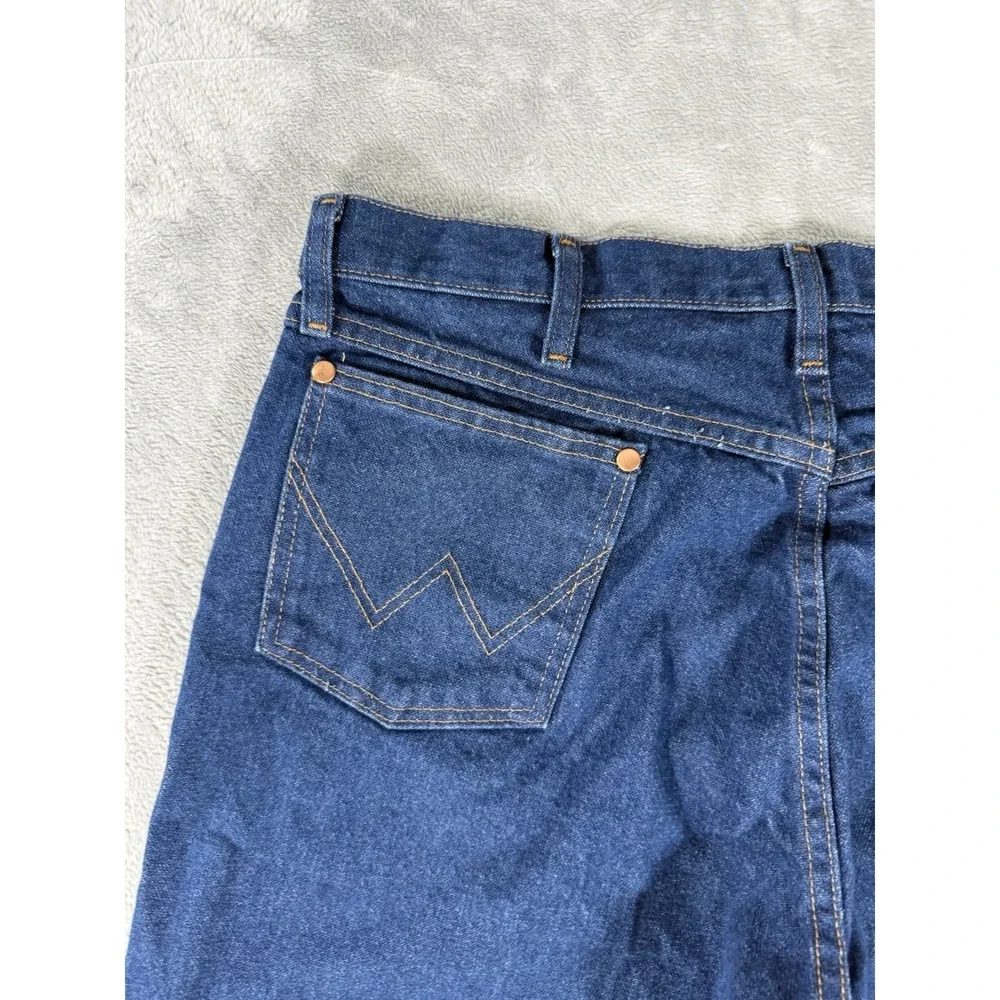 Wrangler Jeans Mens 36x30 Blue Denim Cowboy Cut‎ Western 1013MWZ Dark Wash